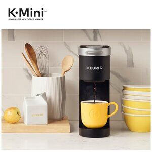 Keurig K-Mini Single Serve K-Cup Pod Coffee Maker, 6 to 12oz Brew size, Black